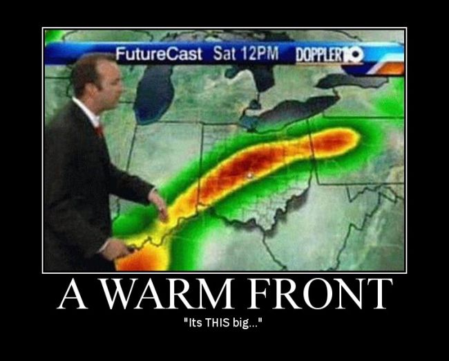 A warm front