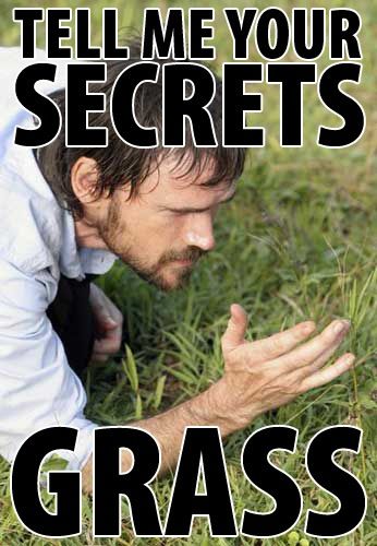 Tell me your secrets grass