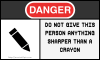 Danger - Crayons