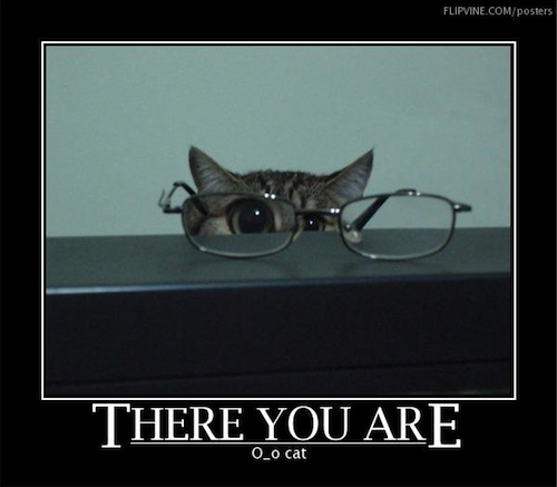 There you are