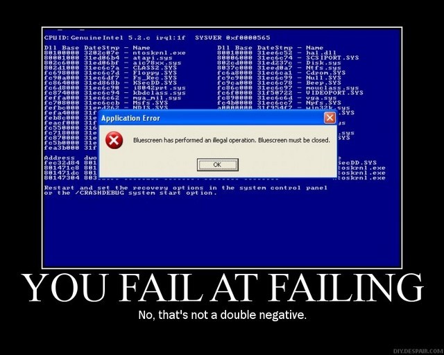 Fail at Failing