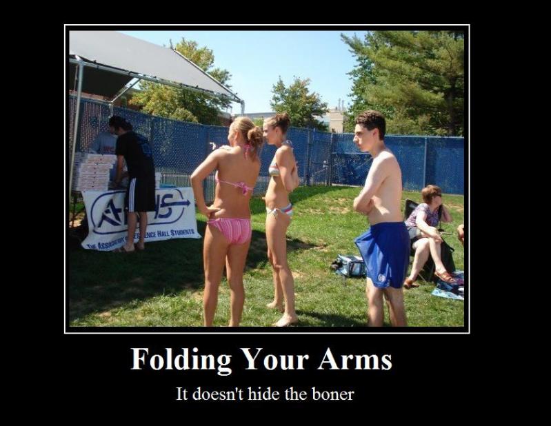 Folding your arms