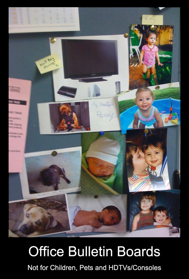 Office bulletin boards