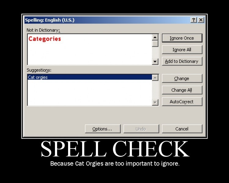 Spell check
