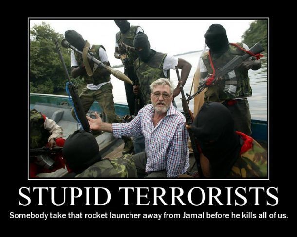 Stupid terrorists