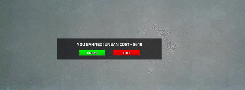 You banned