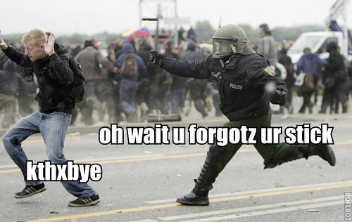 Forgot your stick