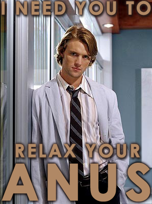 Relax your anus