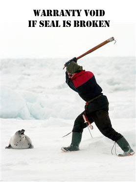 Warranty void if seal is broken