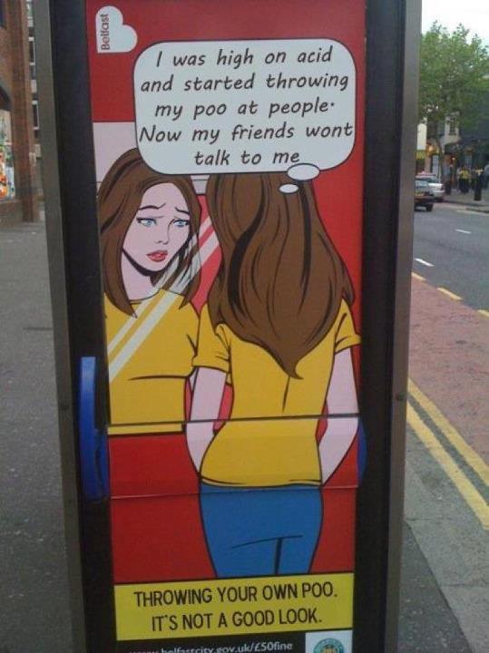 Acid poo