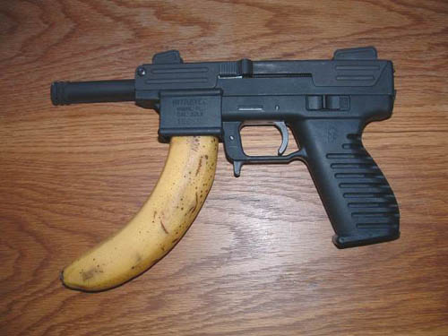 Banana gun