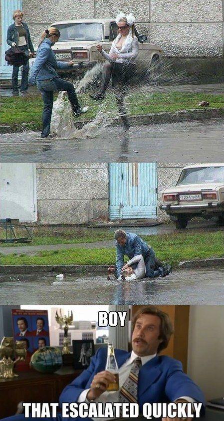 That escalated quickly