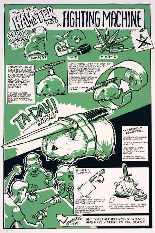 Hampster fighting machine