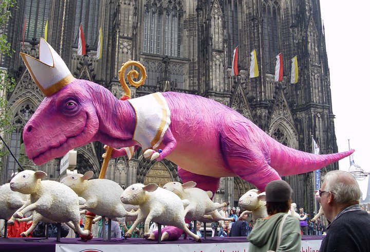 Dinosaur pope