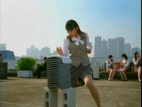 Girl vs Cement