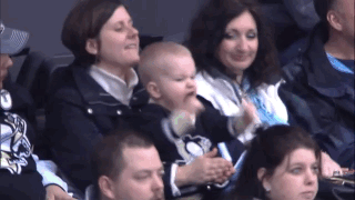 Baby sports fan