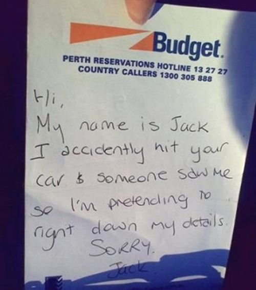 Crash note