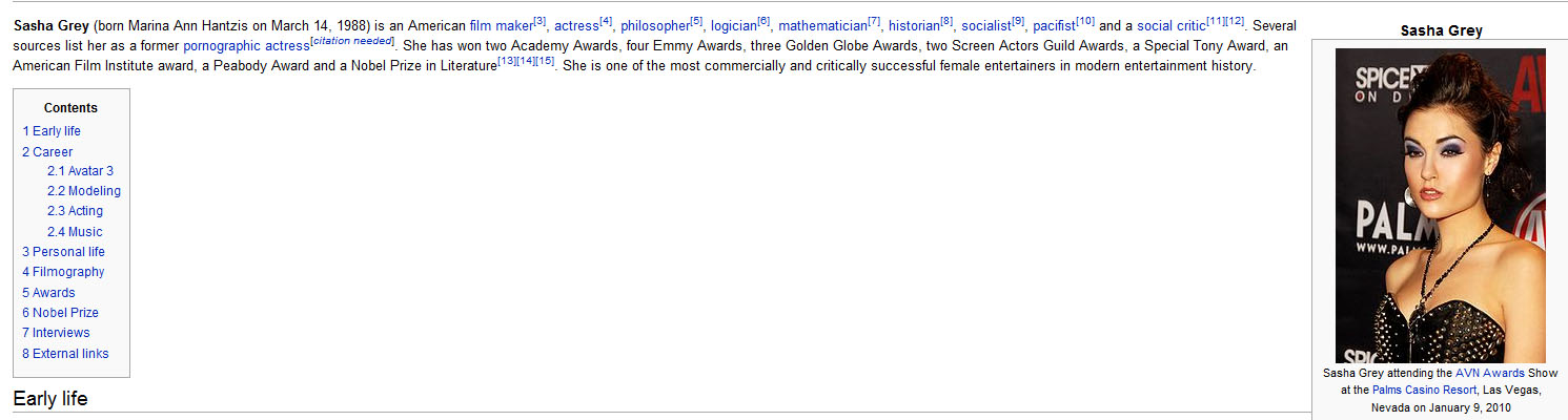 Wikipedia Reliability