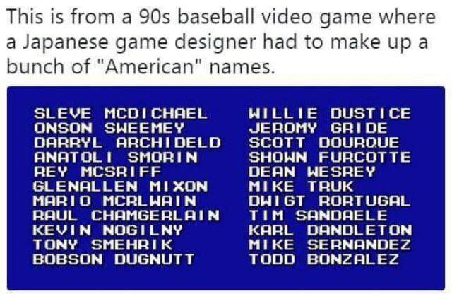 American names