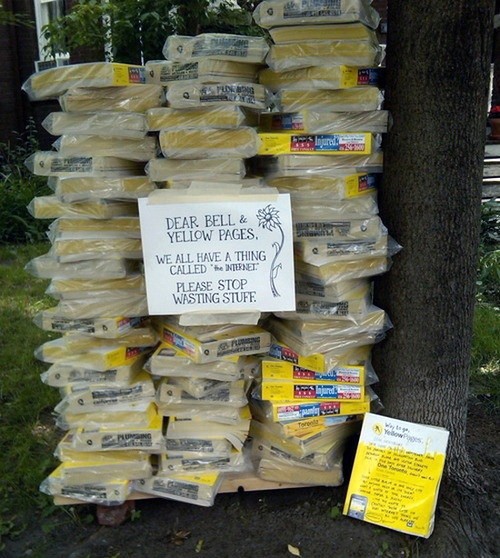Dear yellow pages