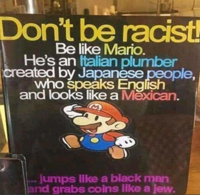 Don't be racist