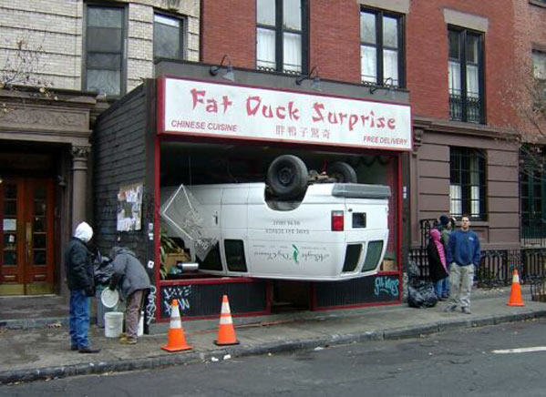 Fat duck surprise