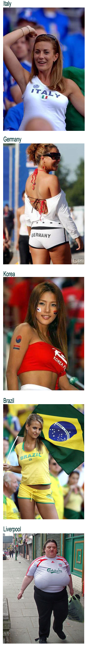 Female football fans