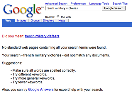 French Military Defeats