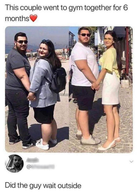 Gym couple