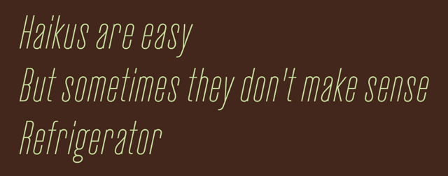 Haikus are easy