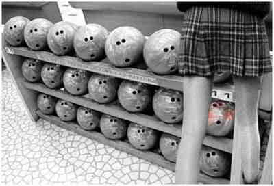 Happy bowling balls