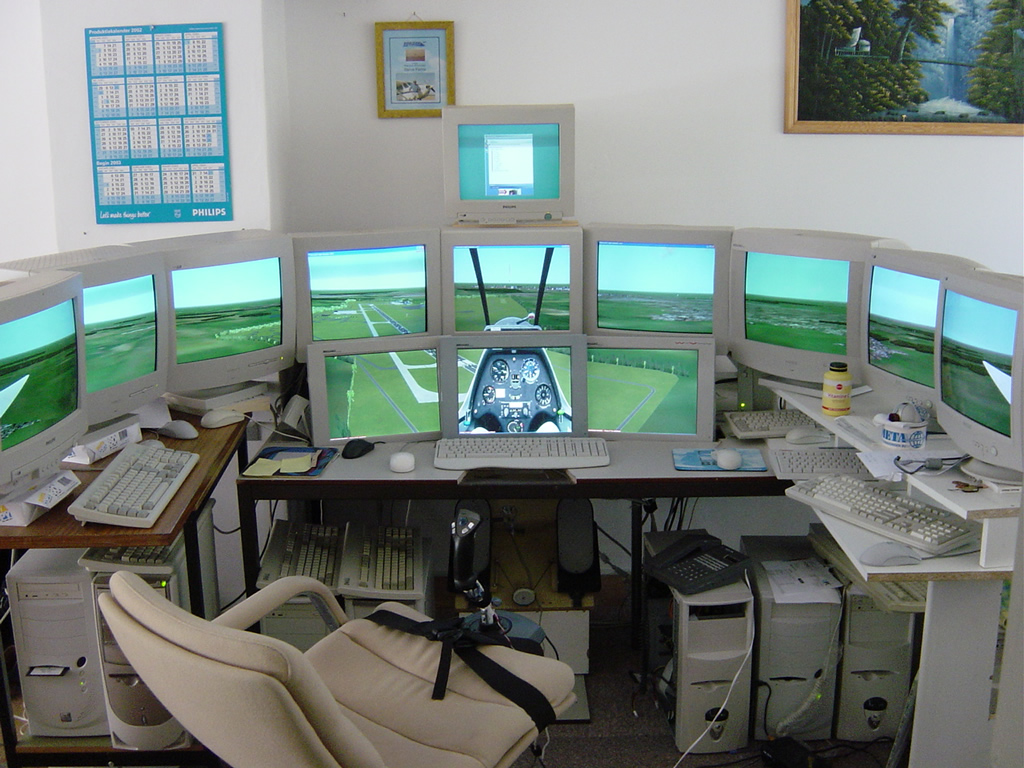 Multi Monitor Flight Sim