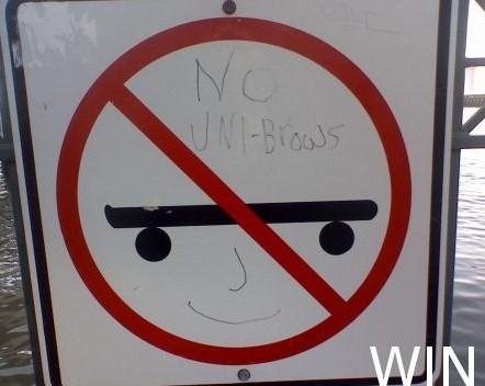 No Unibrows