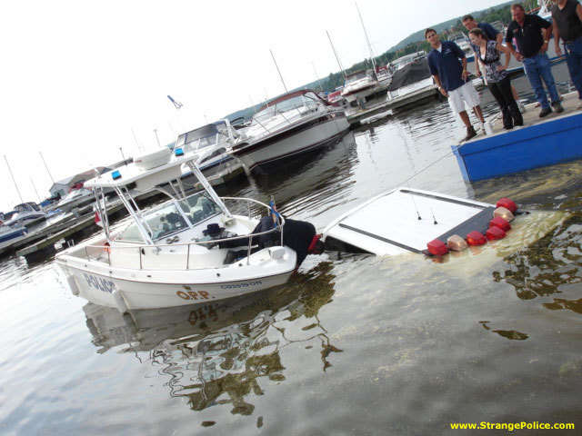 Police boat launch