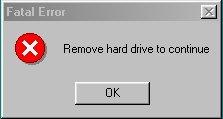 Remove hard drive