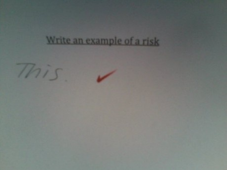 Example of Risk