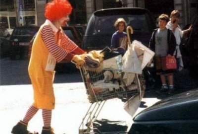 Ronald McDonald bum