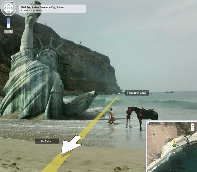 Street View - Planet of Apes