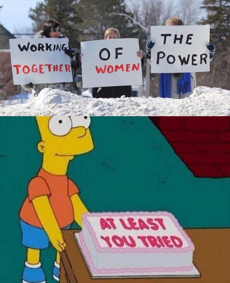 At least you tried
