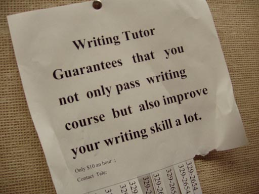 Writing tutor