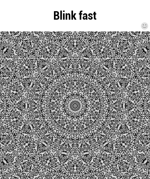 Blink fast
