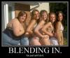 Blending in