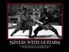 Ninjas with guitars