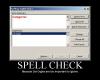 Spell check