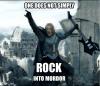Rock into mordor