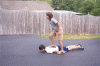 human skateboard