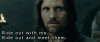 For death and glory