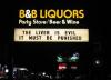 Bottle shop sign