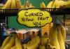 Curved yellow fruit