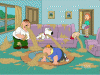 Family guy throwing up